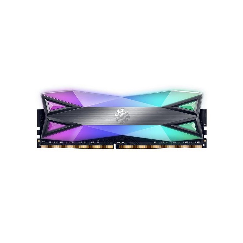 ADATA RAM GAMING XPG SPECTRIX D60G 8GB(1x8GB) DDR4 3600MHZ RGB, CL18-22-22, TUNGSTEN GREY ADATA - 1