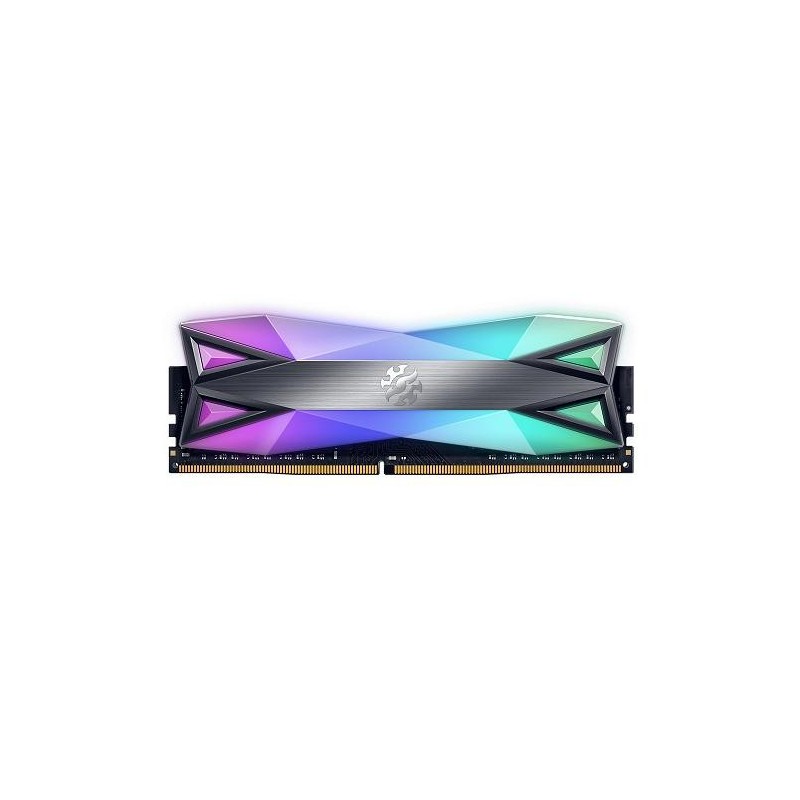 ADATA RAM GAMING XPG SPECTRIX D60G 8GB(1x8GB) DDR4 3200MHZ RGB, CL16-20-20, TUNGSTEN GREY ADATA - 1