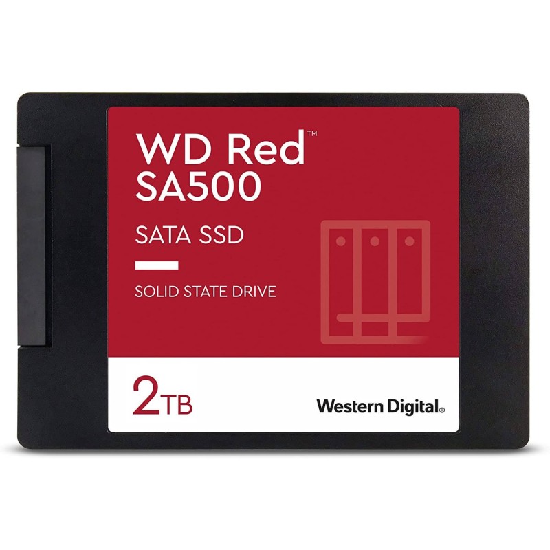 WD SSD RED 500GB SA500 SATAIII 2,5" Read/Write 560/530 Mbps WESTERN DIGITAL - 1