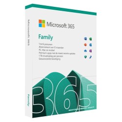 Microsoft 365 Family - Fino a 6 persone - Per PC/Mac/tablet/cellulari - Abbonamento di 12 mesi MICROSOFT - 1