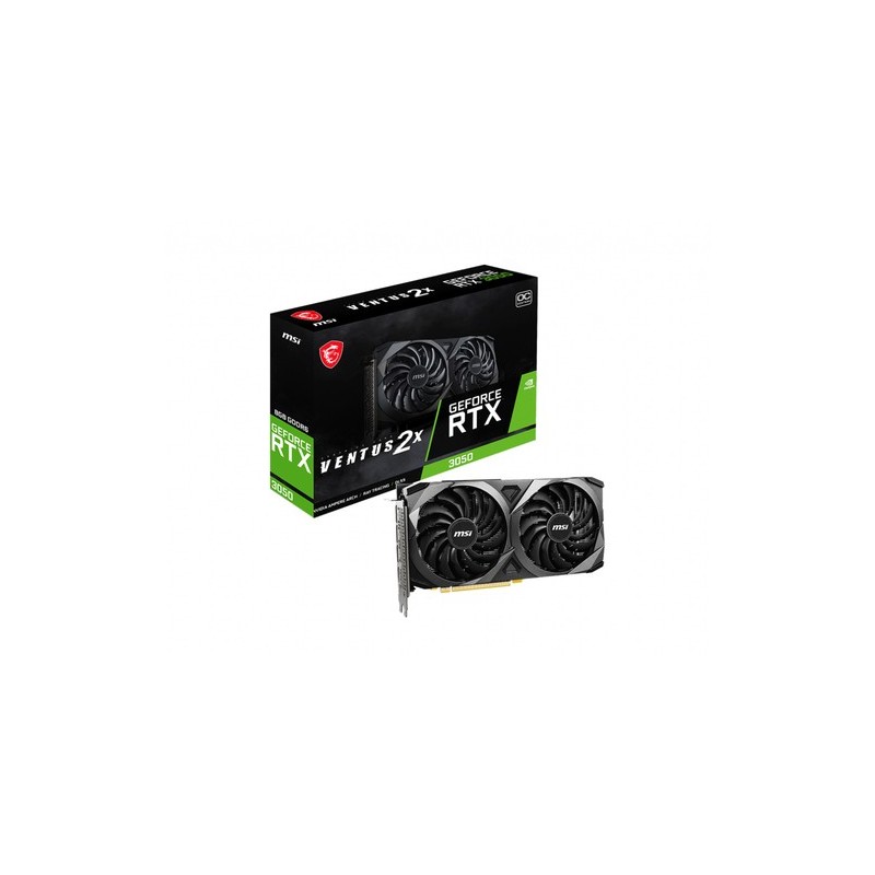 MSI GeForce RTX 3050 VENTUS 2X 8G OC NVIDIA 8 GB GDDR6 MSI - 1