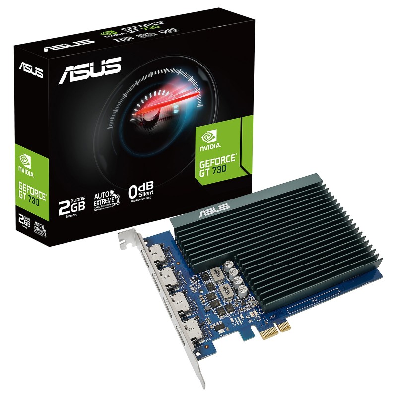 ASUS GT730-4H-SL-2GD5 NVIDIA GeForce GT 730 2 GB GDDR5 ASUS - 1