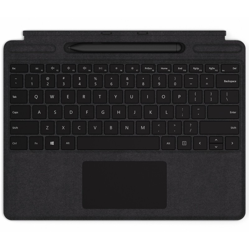 Microsoft Surface Pro X Signature Keyboard with Slim Pen Bundle Nero Microsoft Cover port QWERTY Italiano MICROSOFT - 2