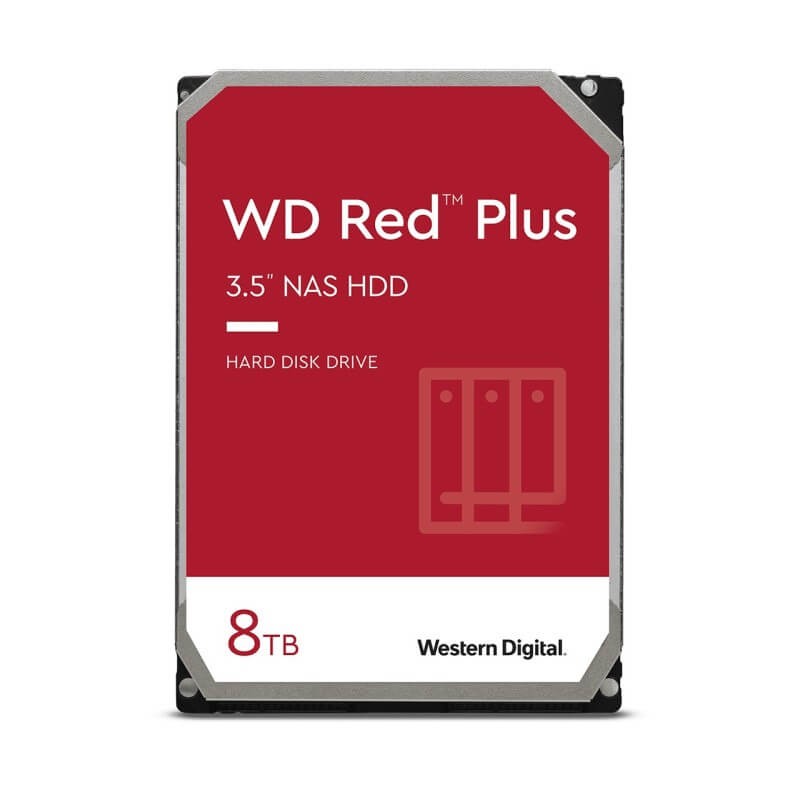 WESTERN DIGITAL HDD RED PLUS 8TB 3,5 7200RPM SATA 6GB/S 128MB CACHE WESTERN DIGITAL - 1