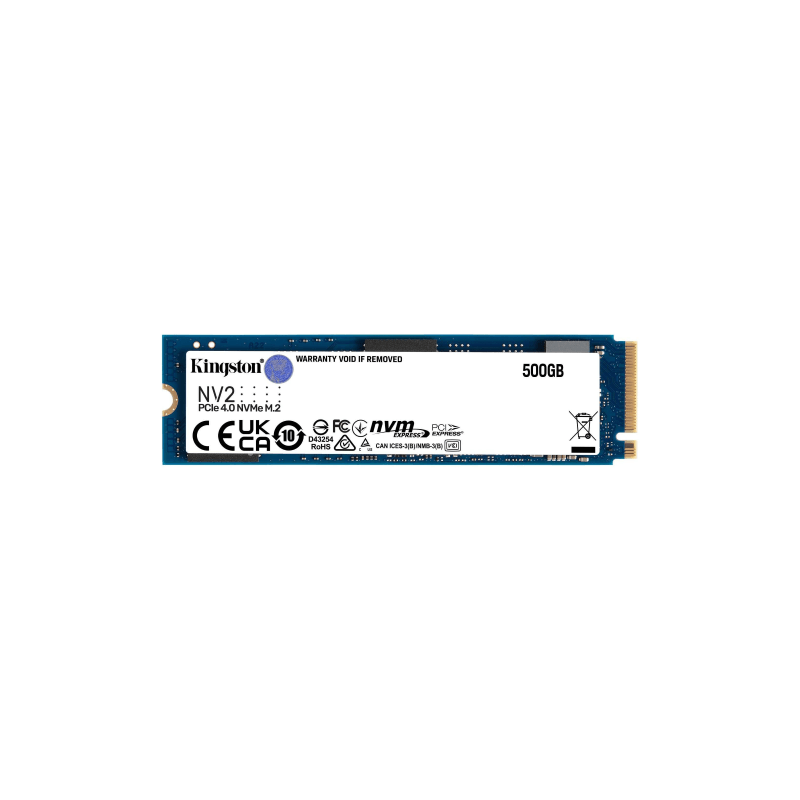 KINGSTON SSD 500GB NV2 PCI Express 4.0 NVMe M2 R/W 3500/2100 MB/S KINGSTON - 1