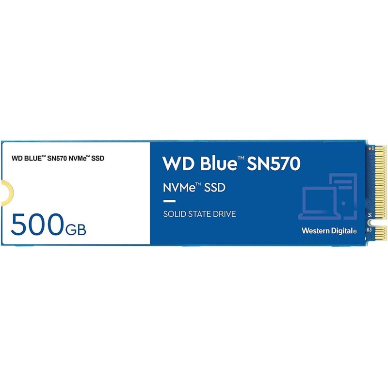 WESTERN DIGITAL SSD BLUE SN570 500GB WDS500G3B0C M2 NVME (SIAE) WESTERN DIGITAL - 1