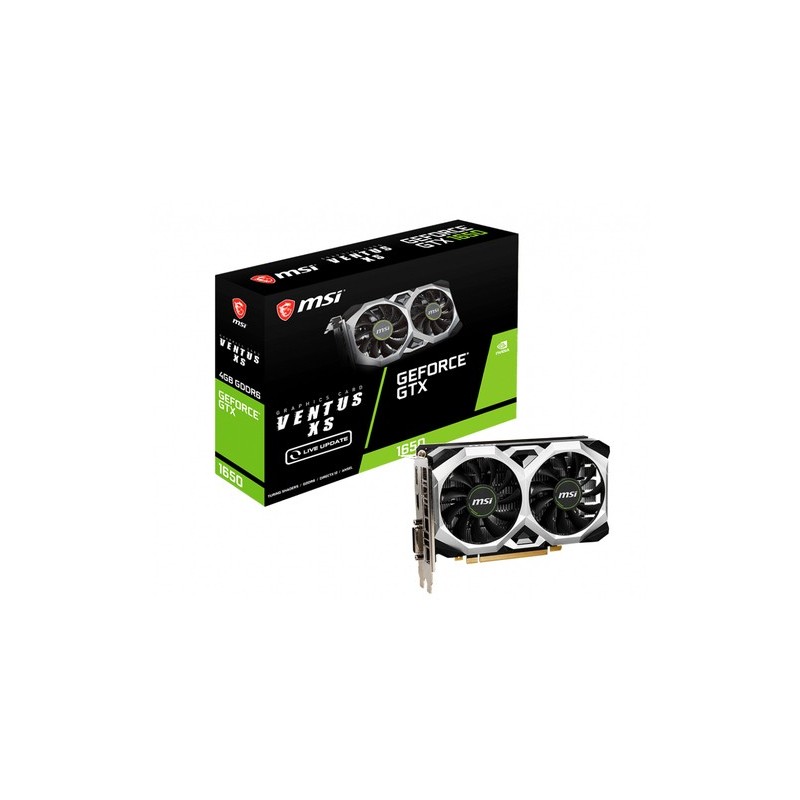 MSI GTX 1650 D6 VENTUS XS V1 scheda video NVIDIA GeForce GTX 1650 4 GB GDDR6 MSI - 1